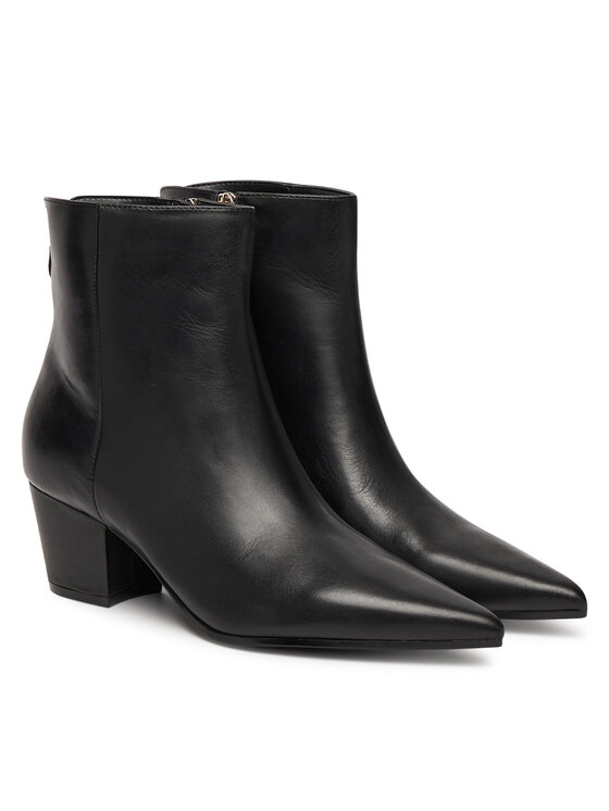 Guess Ботильйони Guess FLFHAL LEA10 Чорний