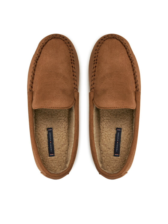 Tommy Hilfiger Papuče Tommy Hilfiger Driver House Shoe FM0FM05224 Hnedá