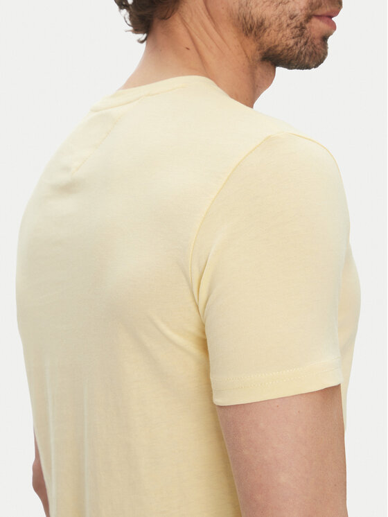 Tommy Jeans Tommy Jeans Póló DM0DM20363 Sárga Slim Fit