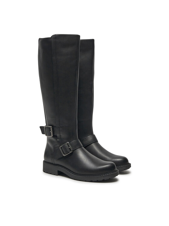 Clarks Чоботи Clarks Orinoco 2 Tall 26179096 Чорний