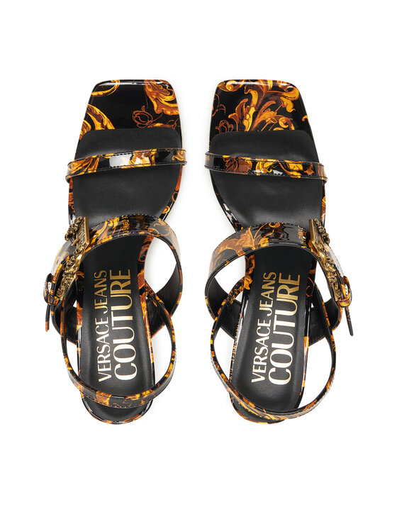 Versace Jeans Couture Босоніжки Versace Jeans Couture 79VA3S71 Чорний