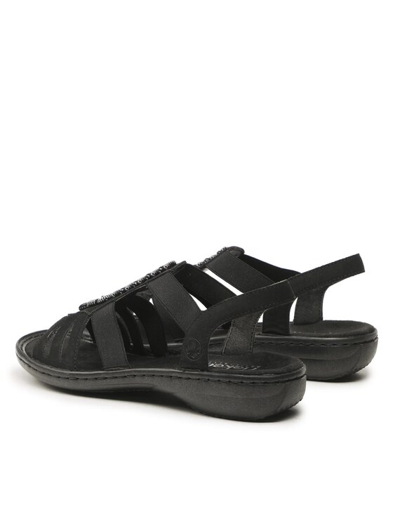 Rieker Basutės Rieker 60806-00 Juoda