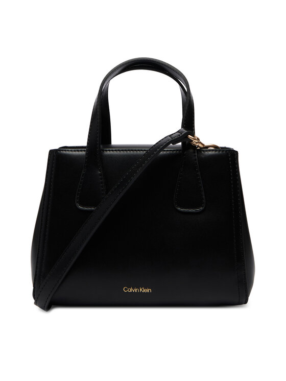 Calvin Klein Torbica Calvin Klein Ck Mini Tote Crossbody LV04F3520G Crna