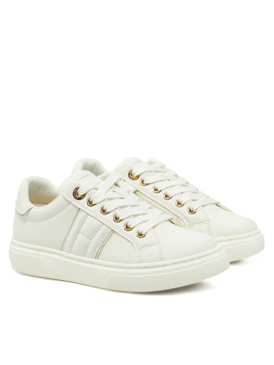 Tommy Hilfiger Sneakers Tommy Hilfiger Low Cut Lace-Up Sneaker T3A9-33745-1439 M Bianco