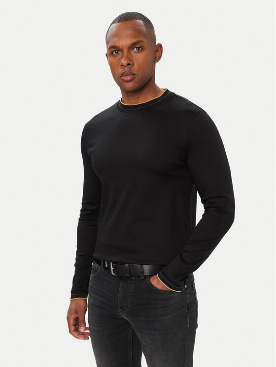 BOSS BOSS Longsleeve H-Tenison 195 50565601 Nero Slim Fit