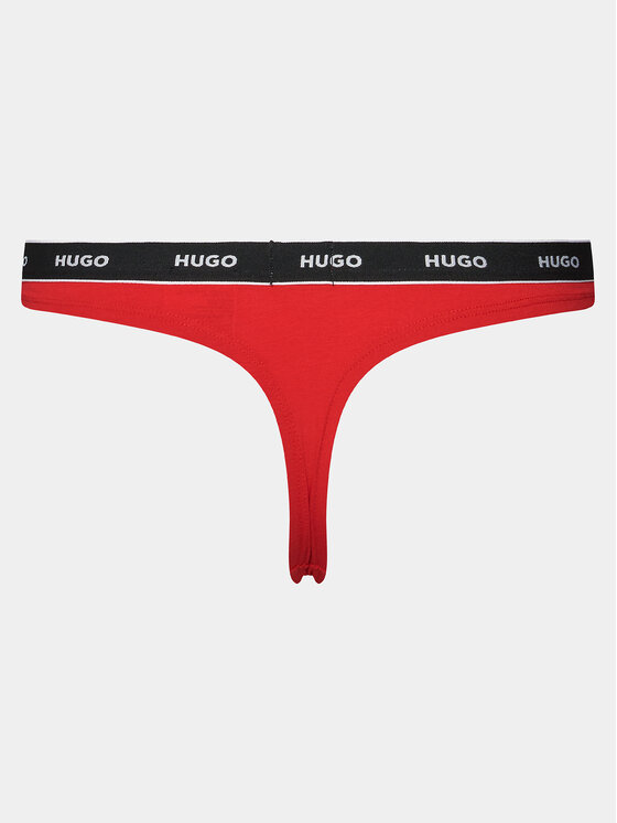 HUGO HUGO Комплект стрінгів Triplet Thong 50480150 Кольоровий
