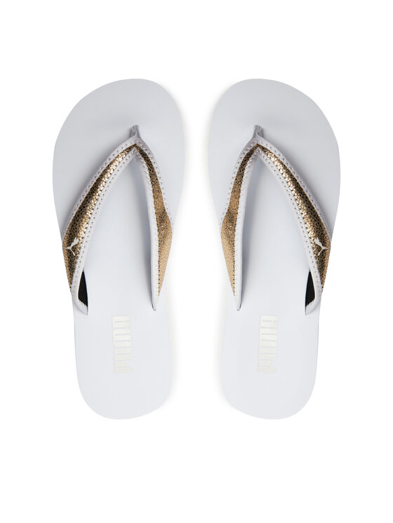 Puma Infradito Puma Sandy Flip Metallic Shine 700511-01 Bianco