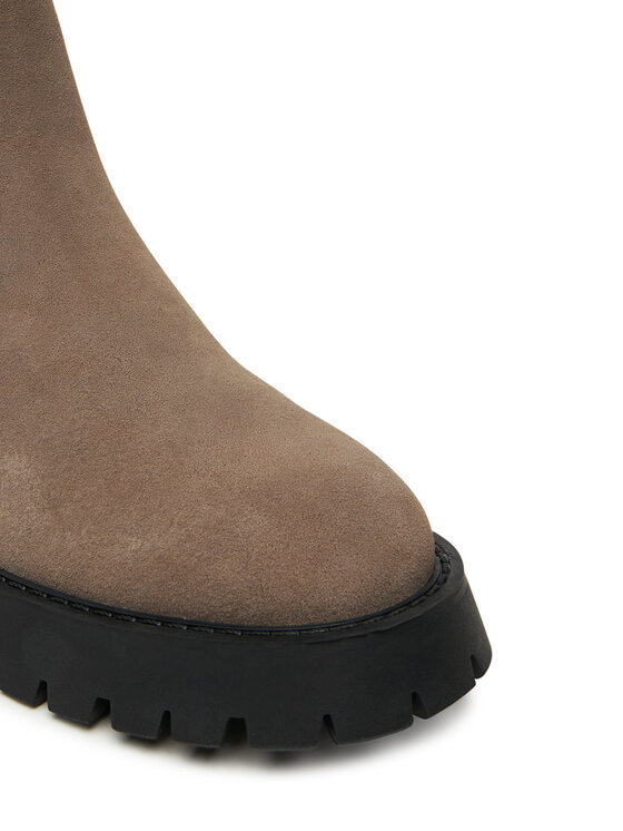 Guess Kotníková obuv s elastickým prvkem Guess FMTGOM SUE10 Hnědá