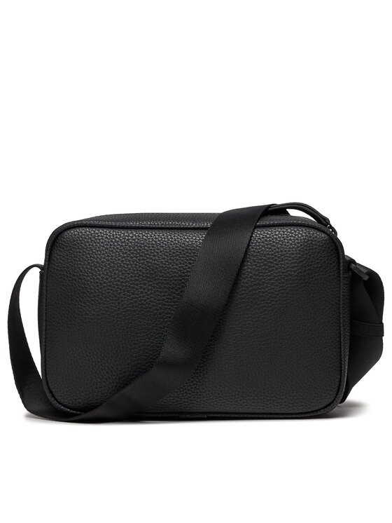 Tommy Hilfiger Torbica za okrog pasu Tommy Hilfiger Essential Pu Ew Reporter AM0AM12093 Črna