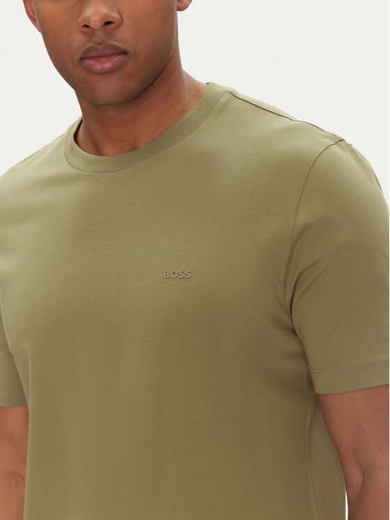BOSS BOSS Футболка Thompson 01 50468347 Зелений Regular Fit