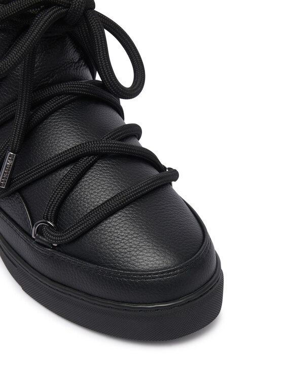 Inuikii Cizme de zăpadă Inuikii Full Leather Wedge 1001.004.0092 Negru