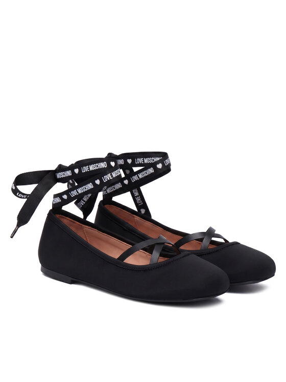 LOVE MOSCHINO Балетки LOVE MOSCHINO JA11141G1PIM0000 Чорний