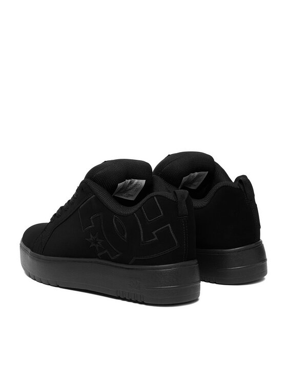 DC Shoes Снікерcи DC Shoes EO-COURT GRAFFIK PLATFORM DC02422002 Чорний