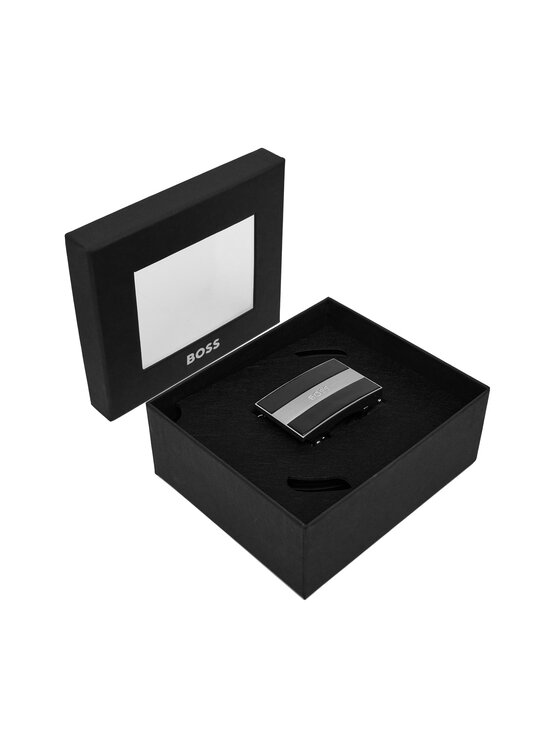 BOSS Gürtel BOSS Boss_Icon_Leat_Os35 50546937 Schwarz