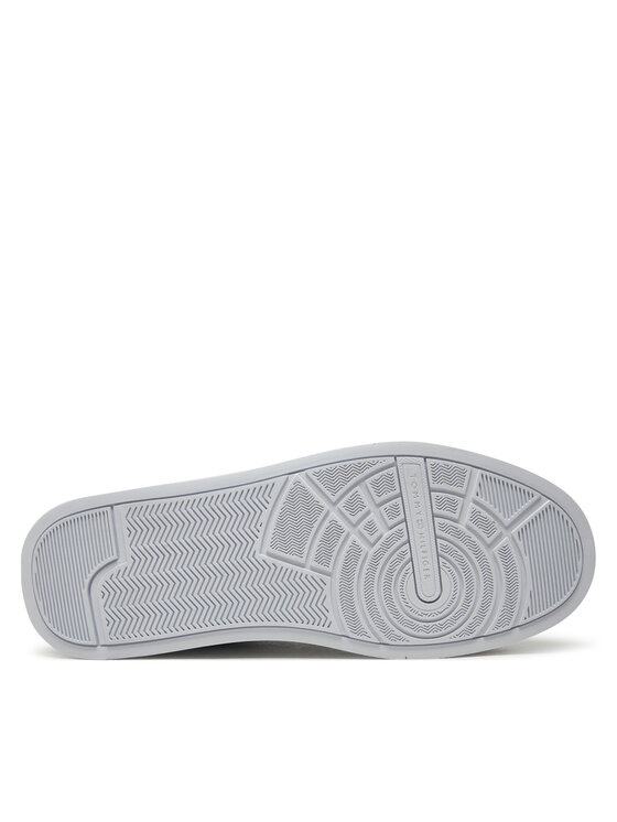 Tommy Hilfiger Sneakersy Tommy Hilfiger Th Court Lth Detail Ess FM0FM05367 Tmavomodrá