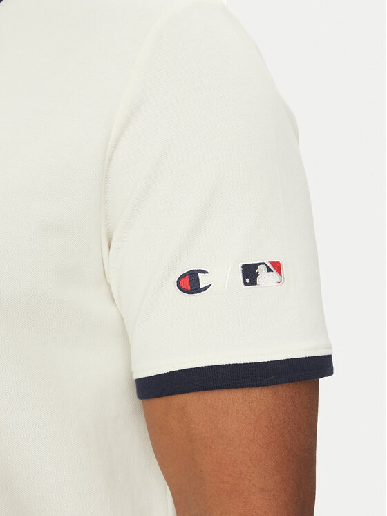 Champion Champion Polo marškinėliai 221044 Balta Regular Fit