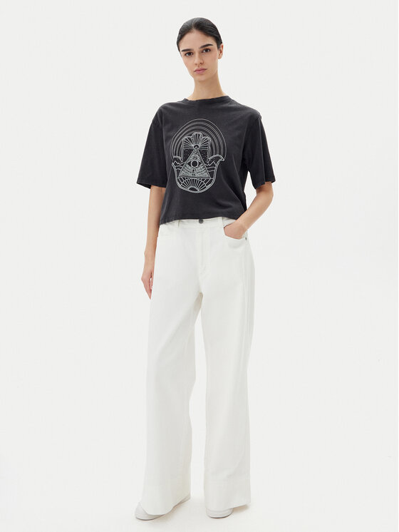 JDY JDY Camiseta Carla 15341561 Negro Regular Fit