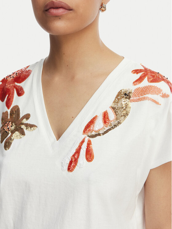 LOLA CASADEMUNT LOLA CASADEMUNT Camiseta MS2615002 Blanco Regular Fit