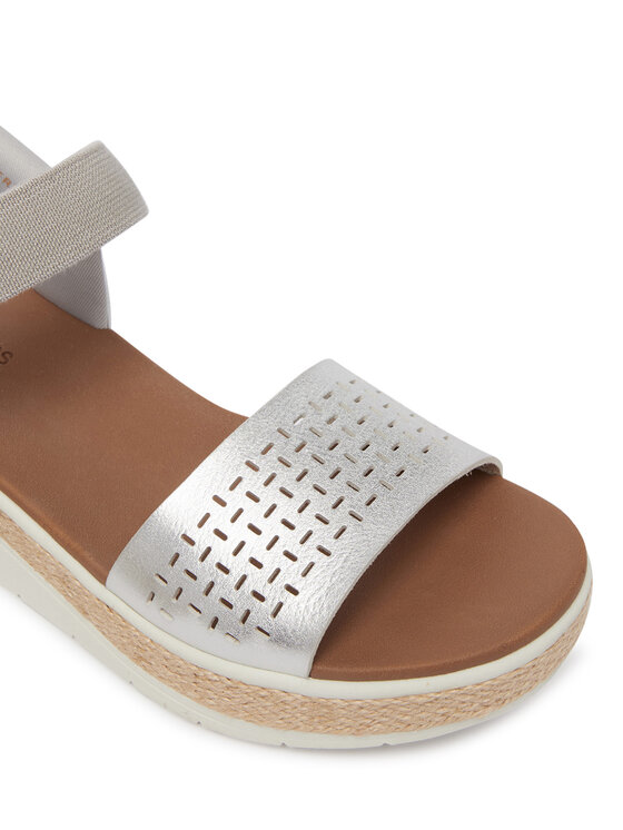 Skechers Босоніжки Skechers Bobs Sun Ray 114415/SIL Срібний
