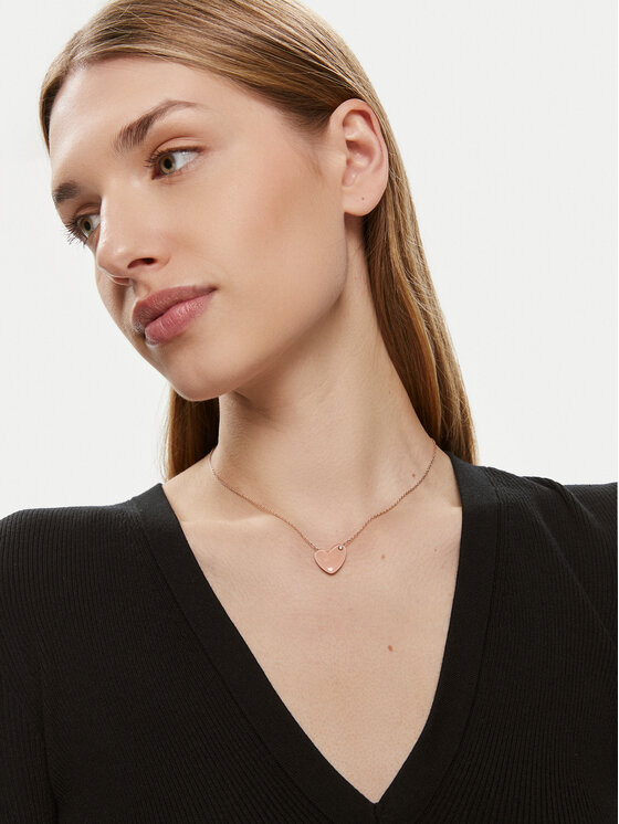 Skagen Náhrdelník Skagen SKJ1803791 Ružové zlatenie