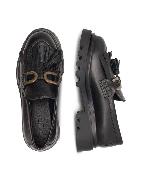 Badura Loafersy Badura 22SS24 Czarny