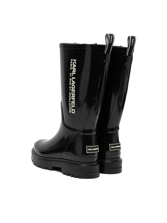 KARL LAGERFELD Γαλότσες KARL LAGERFELD KL47180S Μαύρο