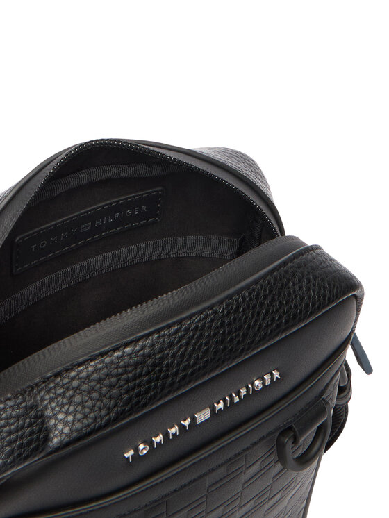 Tommy Hilfiger Maža rankinė Tommy Hilfiger Th Modern Mini Reporter AM0AM14019 Juoda