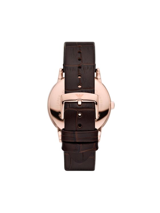 Emporio Armani Годинник Emporio Armani Luigi AR11566 Коричневий