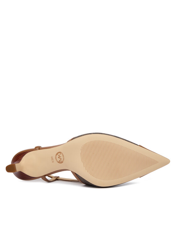 MICHAEL Michael Kors Туфлі MICHAEL Michael Kors Alora Toe Cao Mid Sling 40R6AOMS1B Коричневий