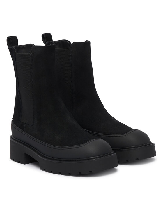 Calvin Klein Členková obuv s elastickým prvkom Calvin Klein HW0HW03203 Čierna