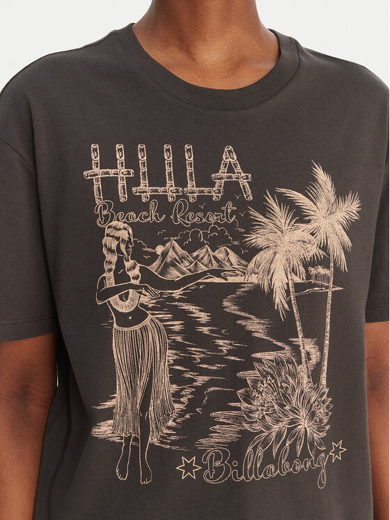 Billabong Billabong Camiseta Vacay Wonder EBJZT00569 Negro Loose Fit