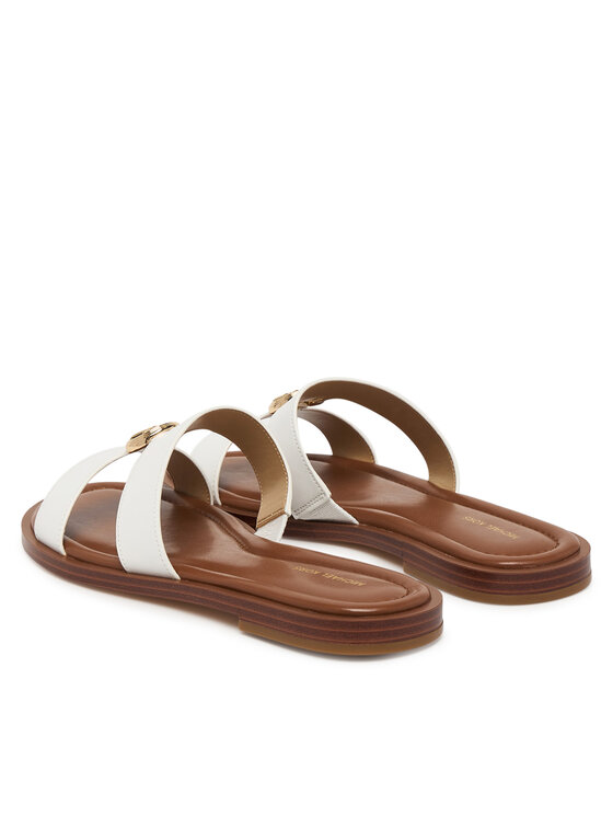 MICHAEL Michael Kors Шльопанці MICHAEL Michael Kors Ering Flat 40S6ERFS2L Білий