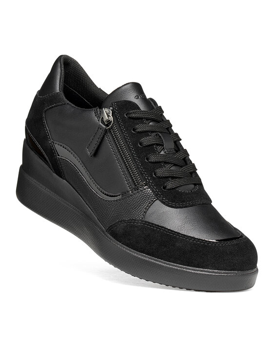 Geox Sneakersy Geox D Stardust D6630B 5422 C9999 Czarny