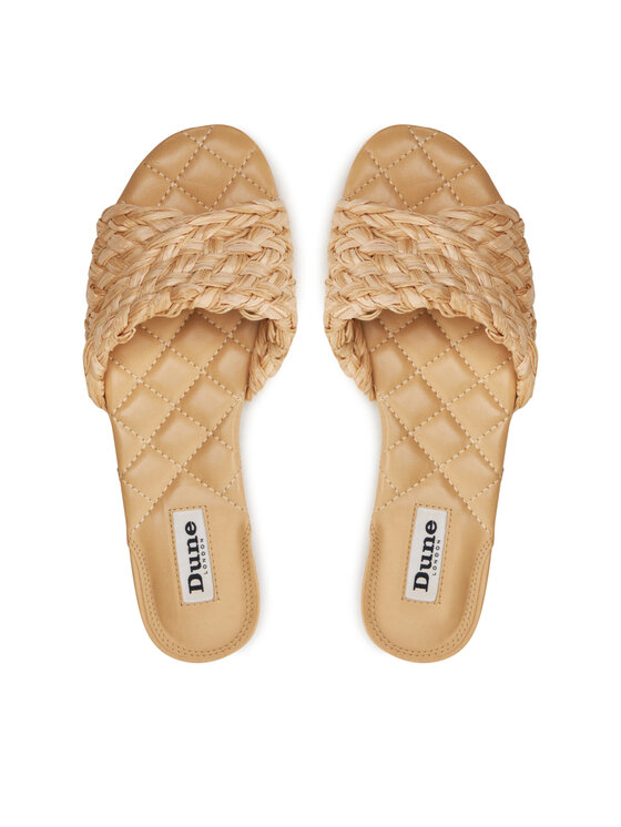 Dune London Шльопанці Dune London Loopy 142 0079504510048 Бежевий