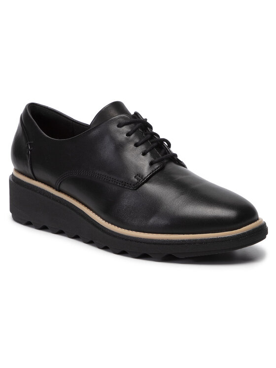 Clarks Félcipő Clarks Sharon Noel 261390754 Fekete