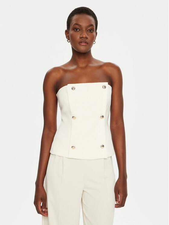 Marciano Guess Marciano Guess Marškinėliai 5RGH10 7115A Écru Regular Fit