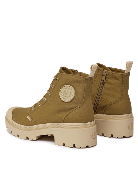 Palladium Bakancs Palladium Pallabase Twill 96907-204-M Barna