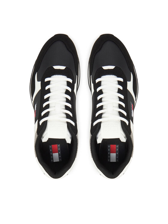 Tommy Jeans Sneakersy Tommy Jeans Tjm Runner Casual EM0EM01590 Czarny