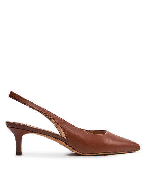 LAUREN RALPH LAUREN Обувки на ток LAUREN RALPH LAUREN 802927937002 Кафяв