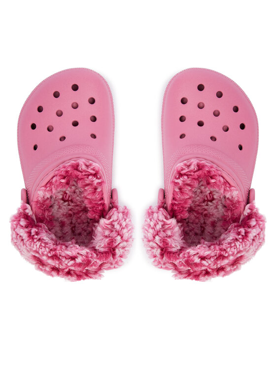 Crocs Nazouváky Crocs Classic Fleece Lined Clog T 212857 Růžová