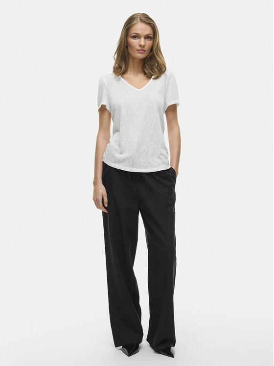 Vila Vila Футболка Amer 14093441 Білий Regular Fit