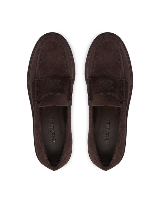 Max Mara лоуфъри с дебела подметка Max Mara Mxaafelio 2624526032600 Тъмнокафяв