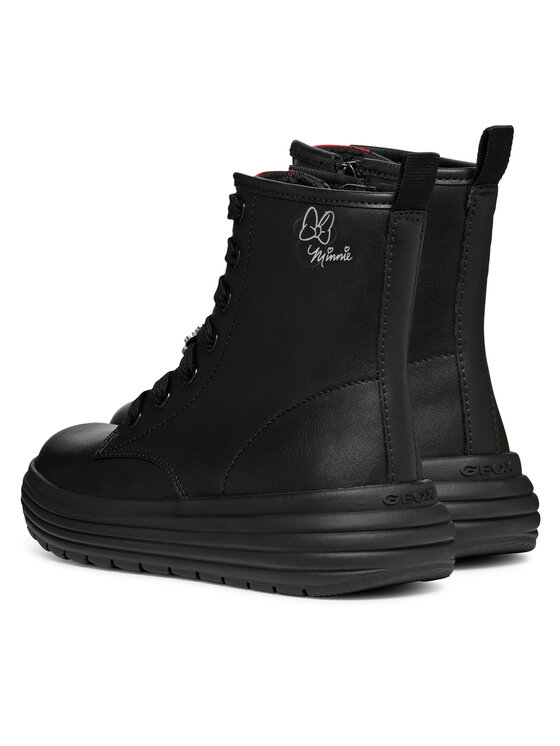 Geox Kozačky Geox J Phaolae Girl J46ETC 000BC C9999 M Černá