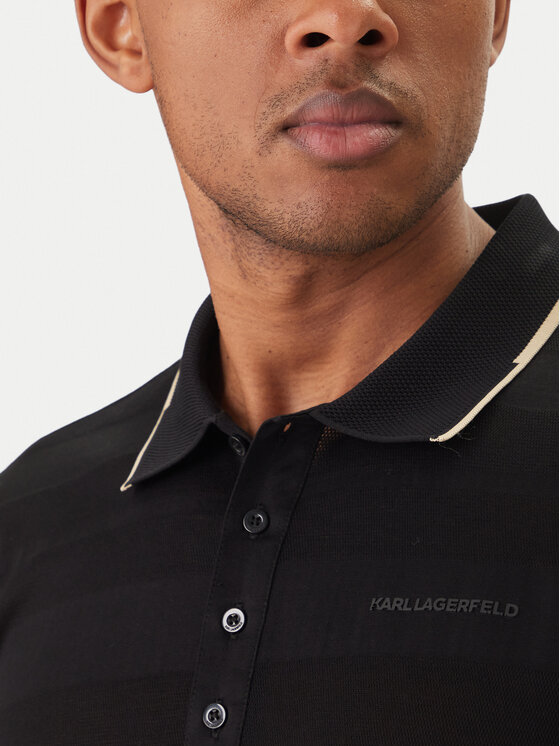 KARL LAGERFELD KARL LAGERFELD Polo 745006 562201 Negro Regular Fit