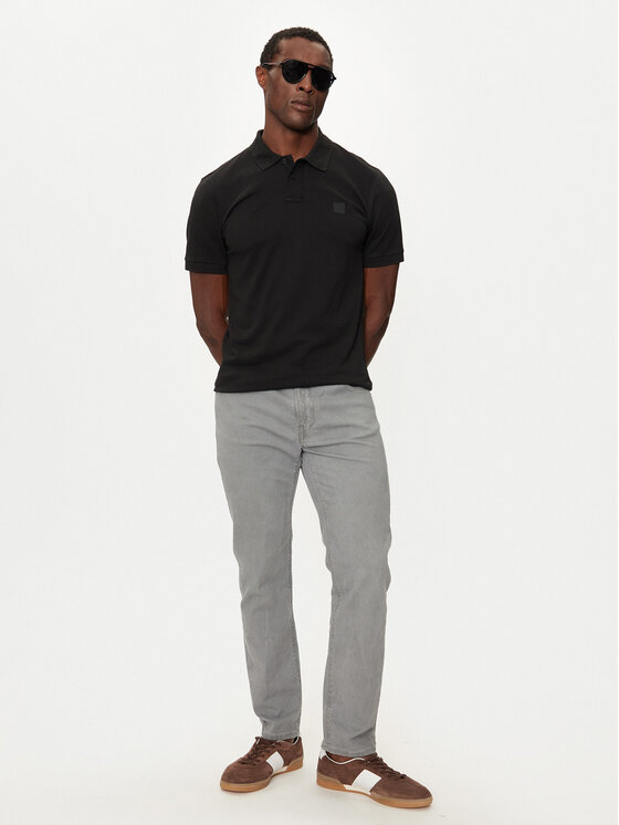 BOSS Boss Поло Passenger 50507803 Чорний Slim Fit