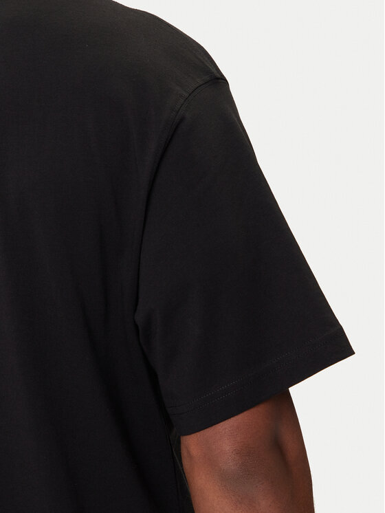 Versace Jeans Couture Versace Jeans Couture Camiseta 79GAHT10 CJ00T Negro Regular Fit