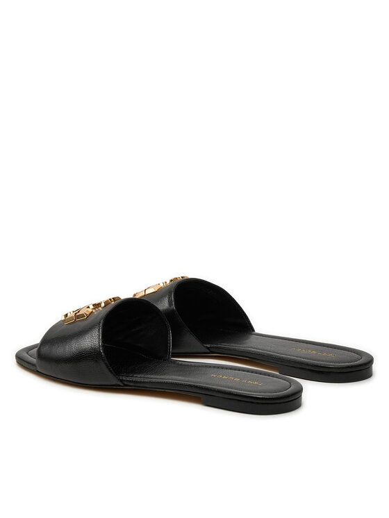 Tory Burch Шльопанці Tory Burch Eleanor Slide 157966 Чорний