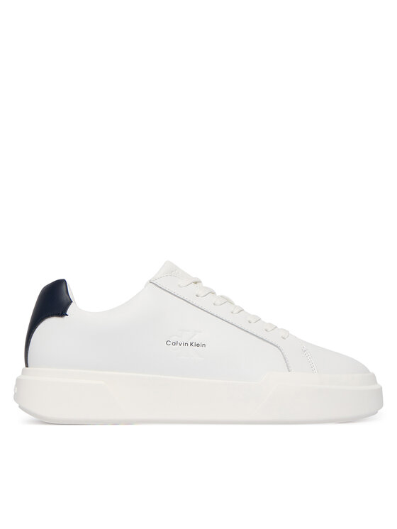 Calvin Klein Laisvalaikio batai Calvin Klein Chunky Cupsole Laceup Lth YM0YM01344 Balta