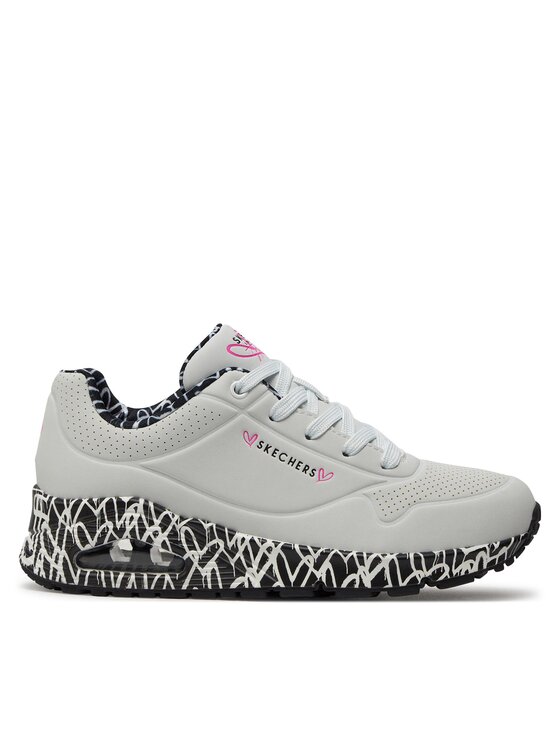 Sneakers Skechers Loving Love 155506/WBK Alb | Epantofi.ro