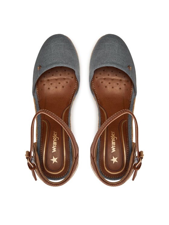 Wrangler Espadrilky Wrangler Brava Women Wedge 20241056 Modrá